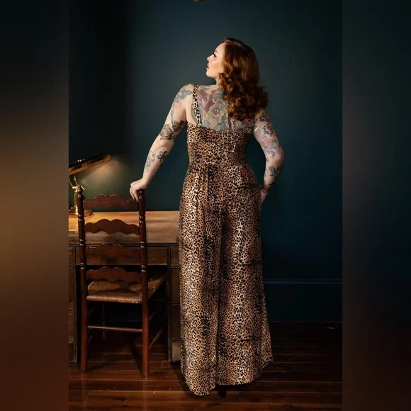 Trashy Diva Minda Jumpsuit Leopard - Picture 4 of 7